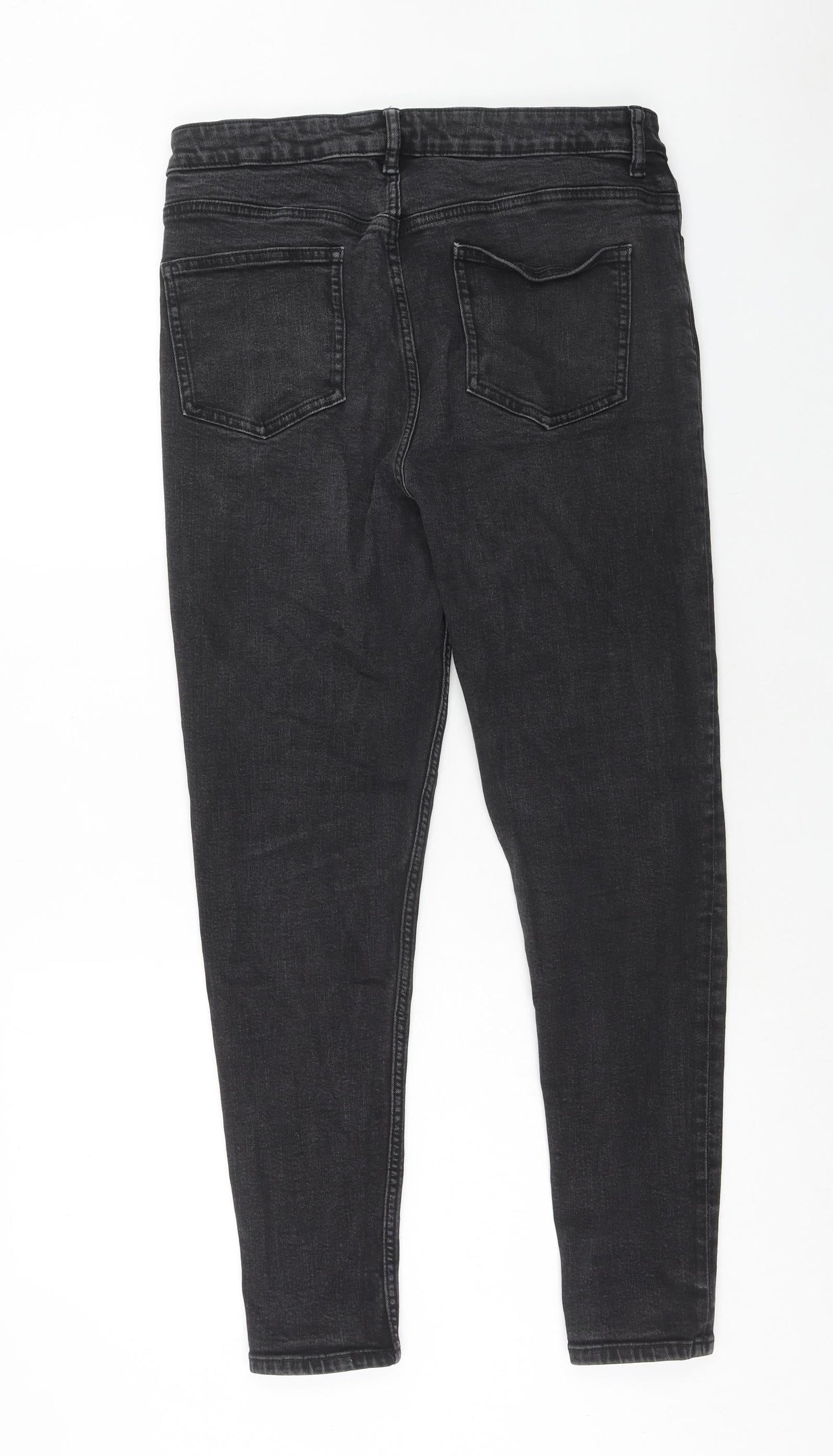 As You Womens Black Cotton Skinny Jeans Size 32 in L32.5 in Regular Zip