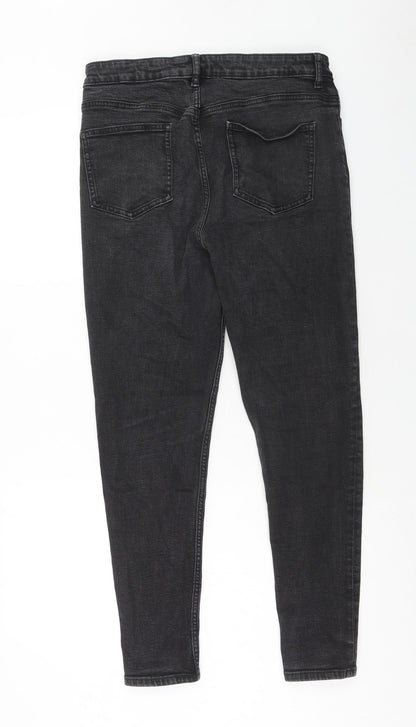 As You Womens Black Cotton Skinny Jeans Size 32 in L32 in Regular Zip