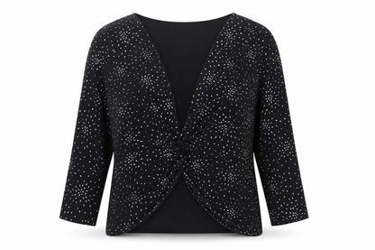 Womens UK Size 12 Sonic Collection Black Basic Blouse