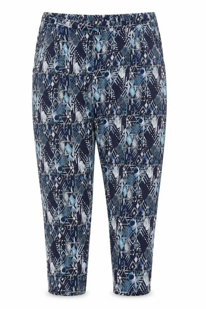 Womens UK Size 40 in Preworn Regular Fit Harem Blue Trousers