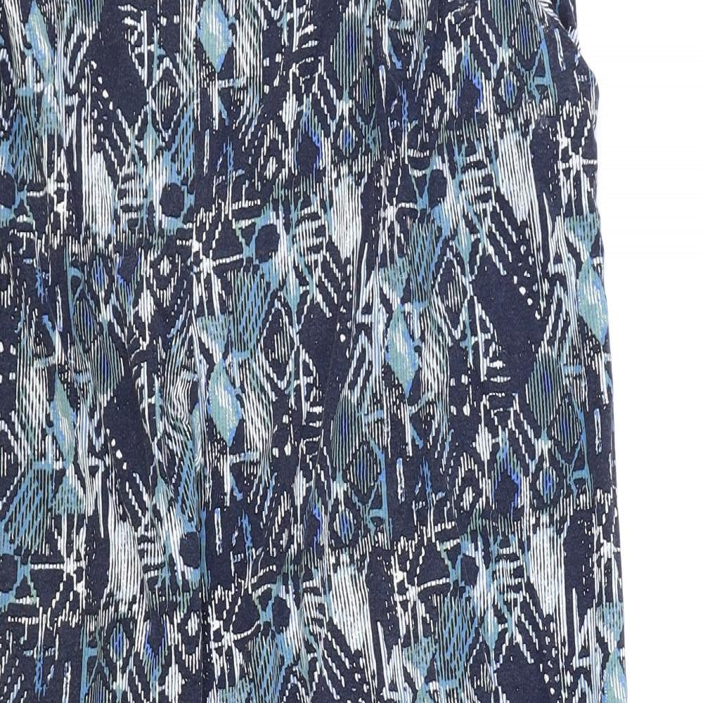 Womens UK Size 40 in Preworn Regular Fit Harem Blue Trousers