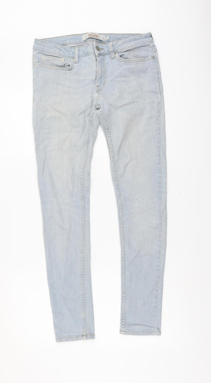 Mens UK Size 30 in Topman Regular Fit Skinny Blue Jeans