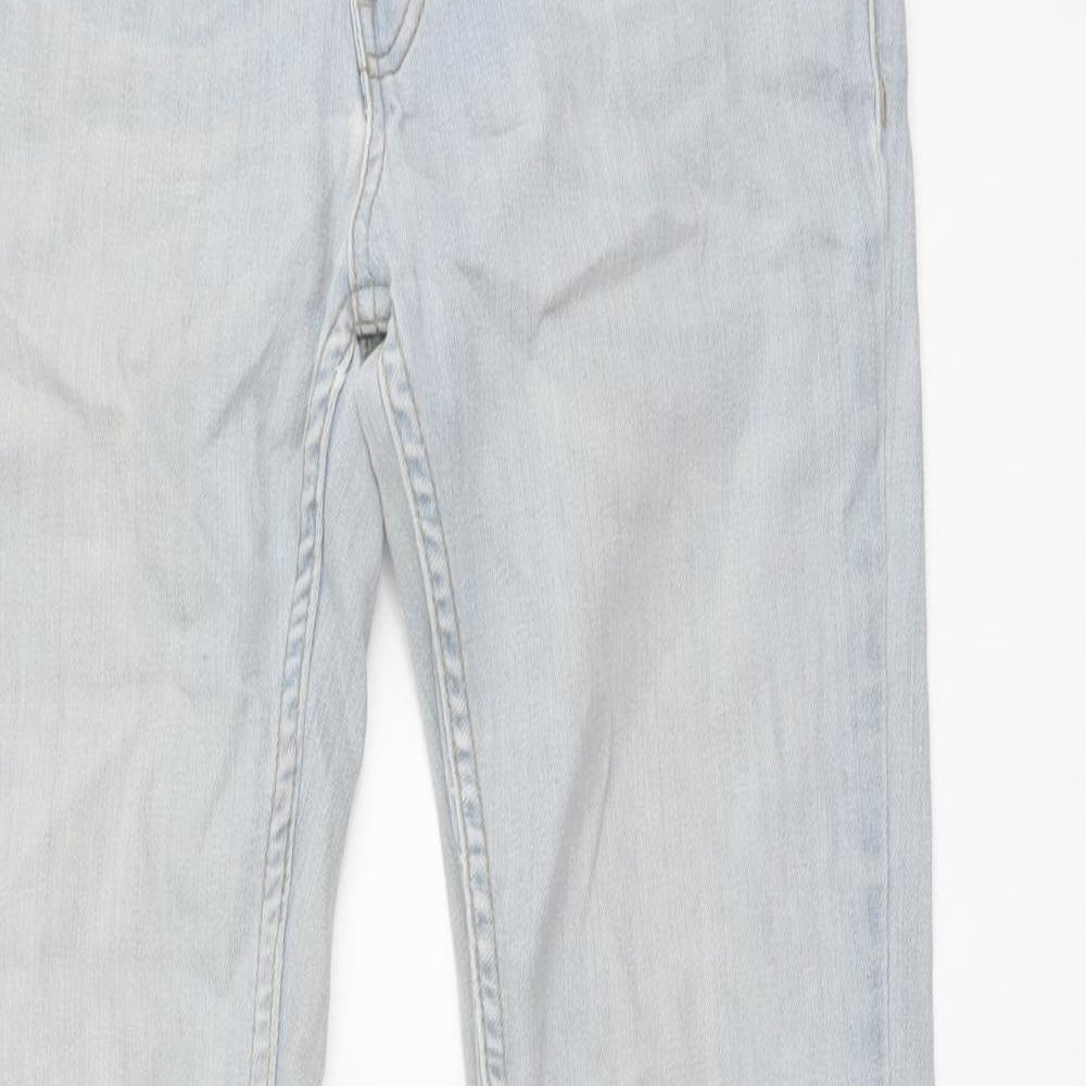 Mens UK Size 30 in Topman Regular Fit Skinny Blue Jeans