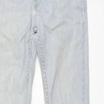 Mens UK Size 30 in Topman Regular Fit Skinny Blue Jeans