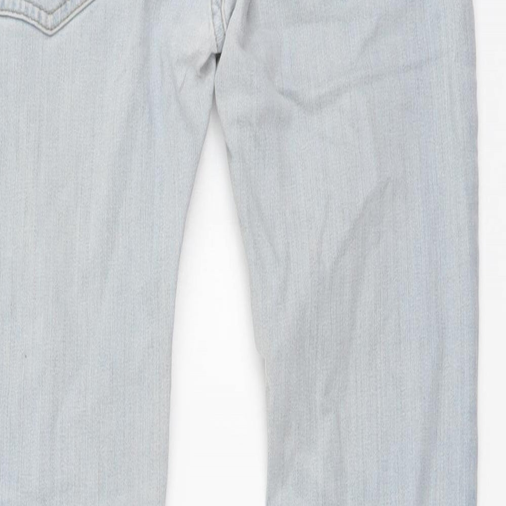 Mens UK Size 30 in Topman Regular Fit Skinny Blue Jeans