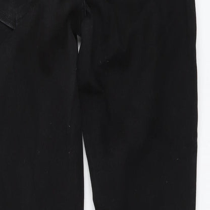 Gap Womens Black Cotton Skinny Jeans Size 28 in L28 in Regular Button