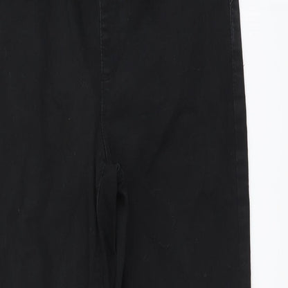 Denim & Co. Womens Black Cotton Jegging Jeans Size 10 L28 in Regular