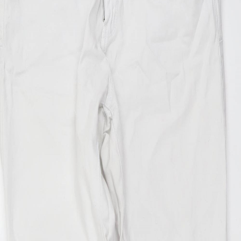 Womens UK Size M Calliope Regular Fit Skinny White Jeans