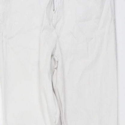 Womens UK Size M Calliope Regular Fit Skinny White Jeans