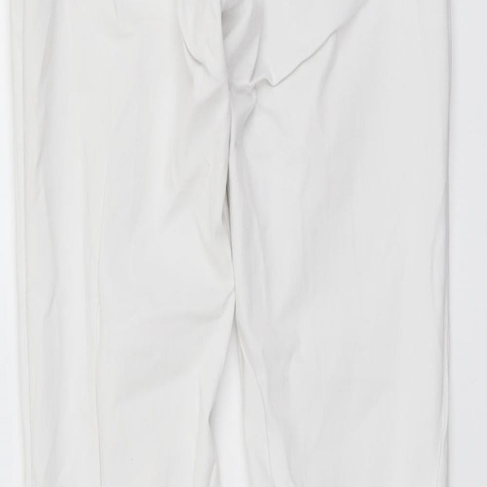 Womens UK Size M Calliope Regular Fit Skinny White Jeans
