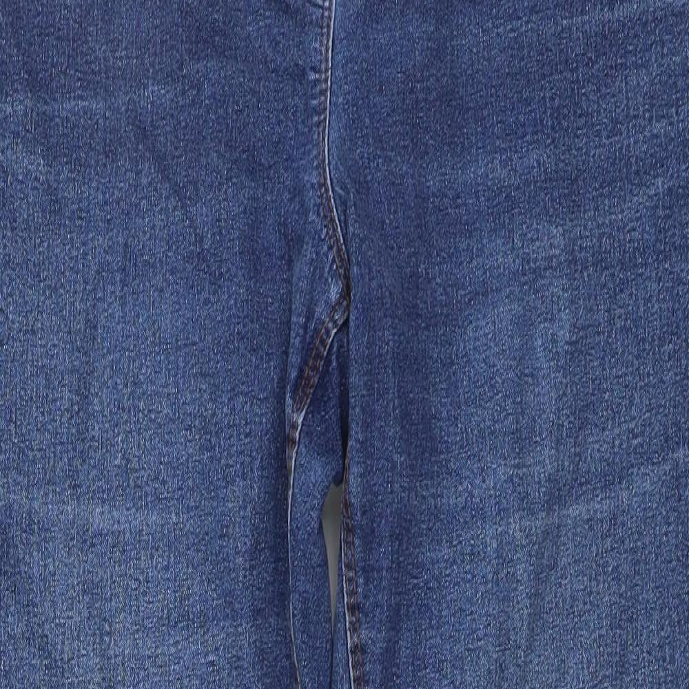 Womens UK Size 10 Papaya Regular Fit Skinny Blue Jeans
