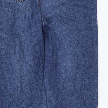 Womens UK Size 10 Papaya Regular Fit Skinny Blue Jeans