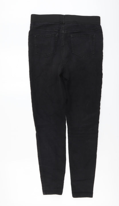 Womens UK Size 10 Papaya Regular Fit Jegging Black Jeans