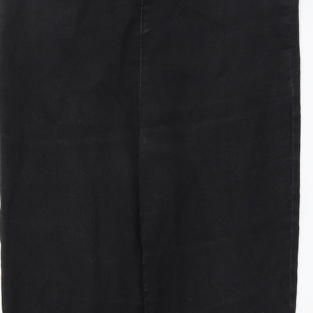 Womens UK Size 10 Papaya Regular Fit Jegging Black Jeans