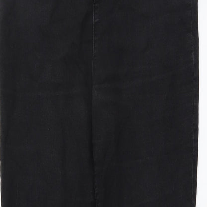 Womens UK Size 10 Papaya Regular Fit Jegging Black Jeans