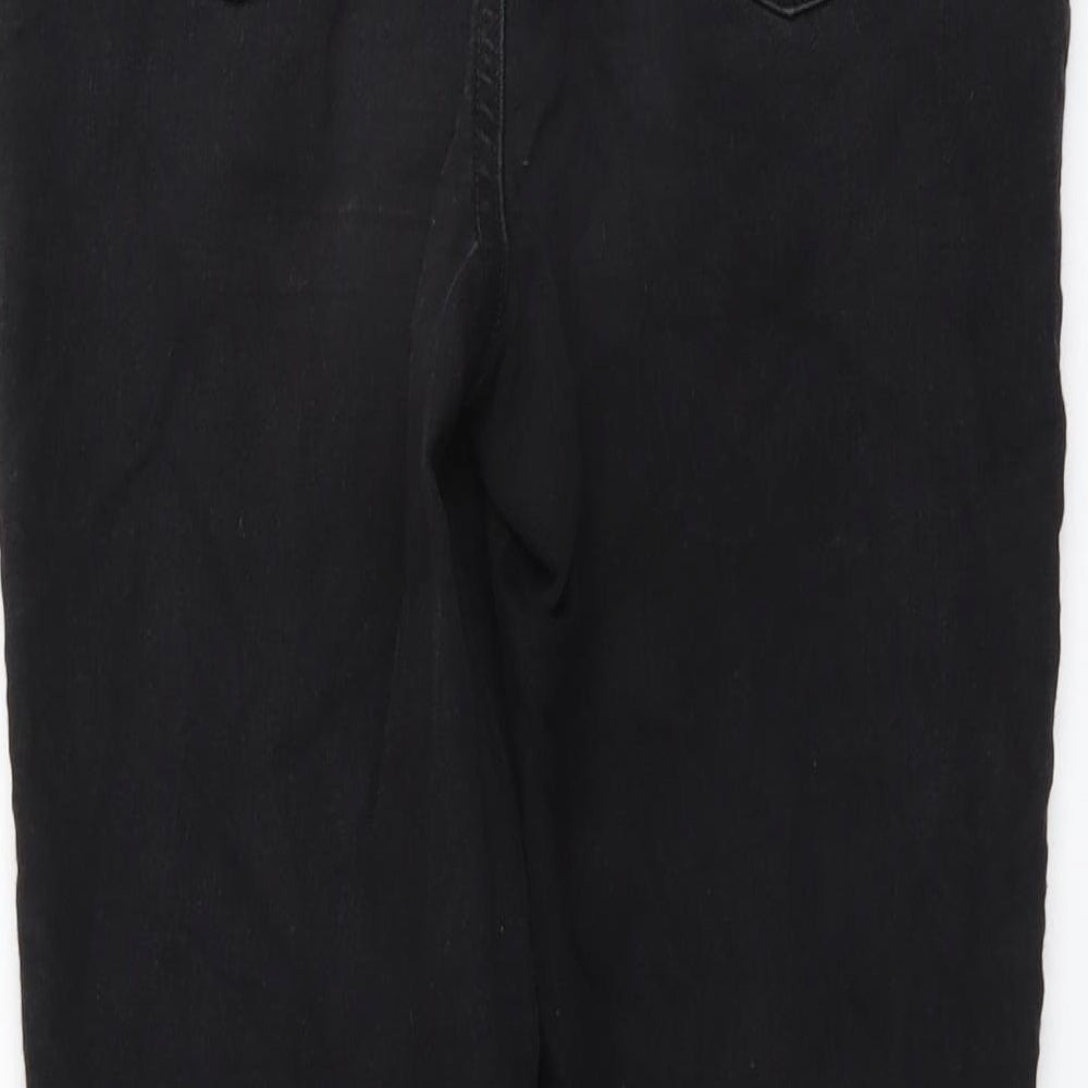 Womens UK Size 10 Papaya Regular Fit Jegging Black Jeans