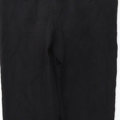 Womens UK Size 10 Papaya Regular Fit Jegging Black Jeans
