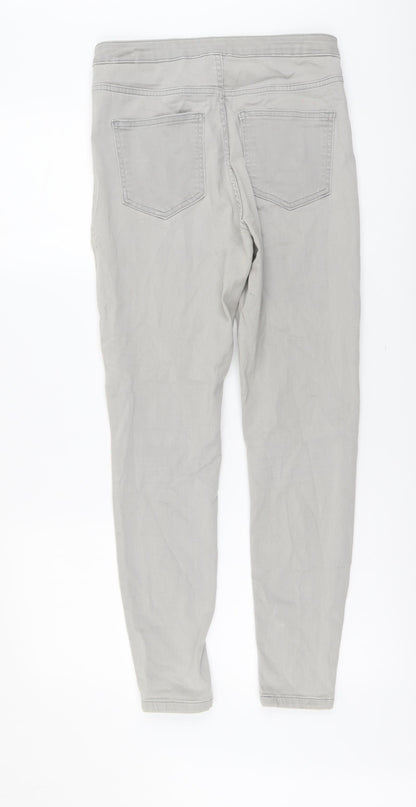 Womens UK Size 12 Marks and Spencer Regular Fit Skinny Grey Jeans