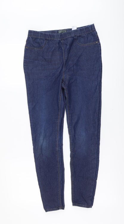 Womens UK Size 8 Papaya Regular Fit Jegging Blue Jeans
