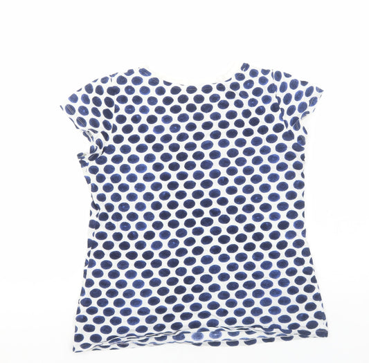 Womens UK Size XS Gap Blue Basic T-Shirt