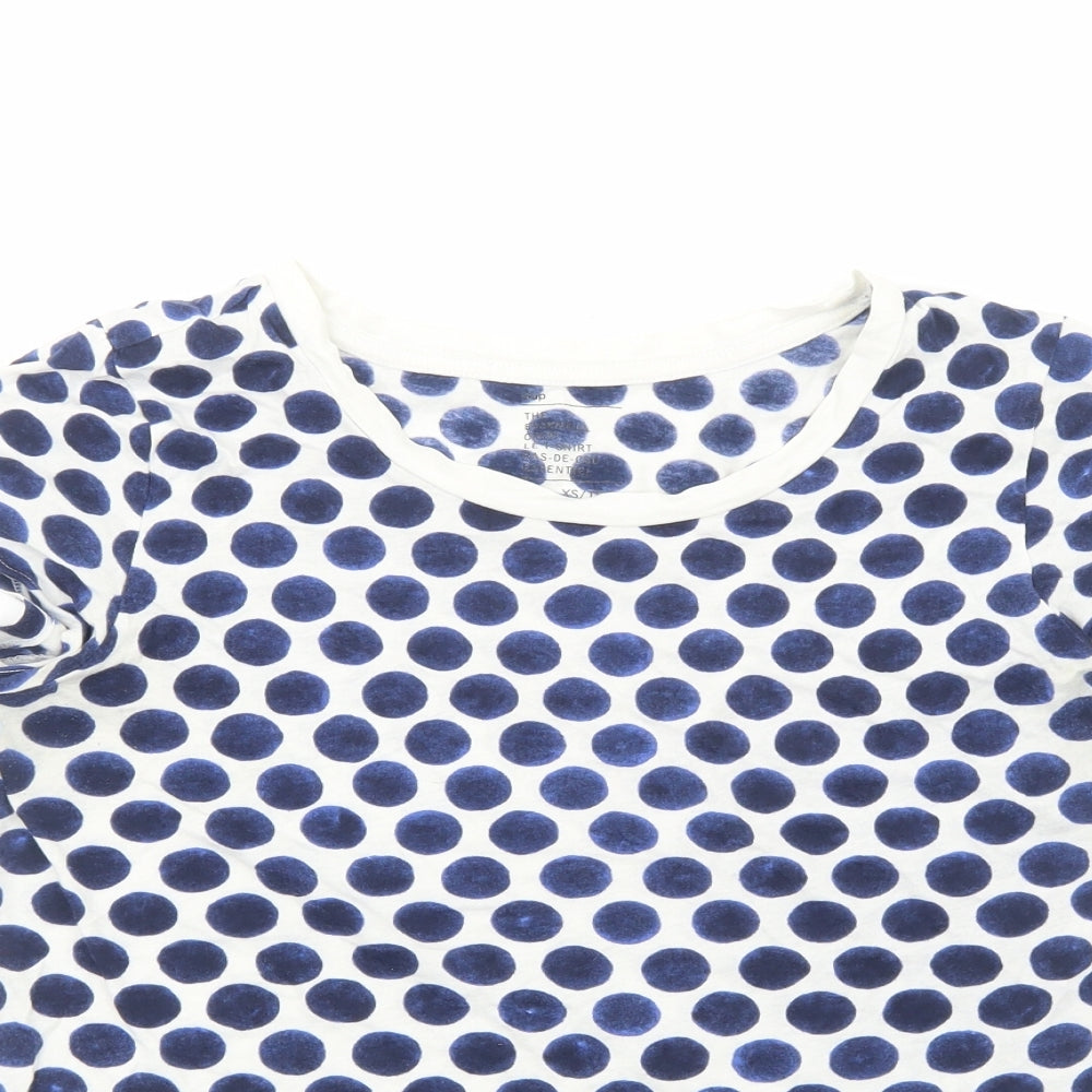 Womens UK Size XS Gap Blue Basic T-Shirt