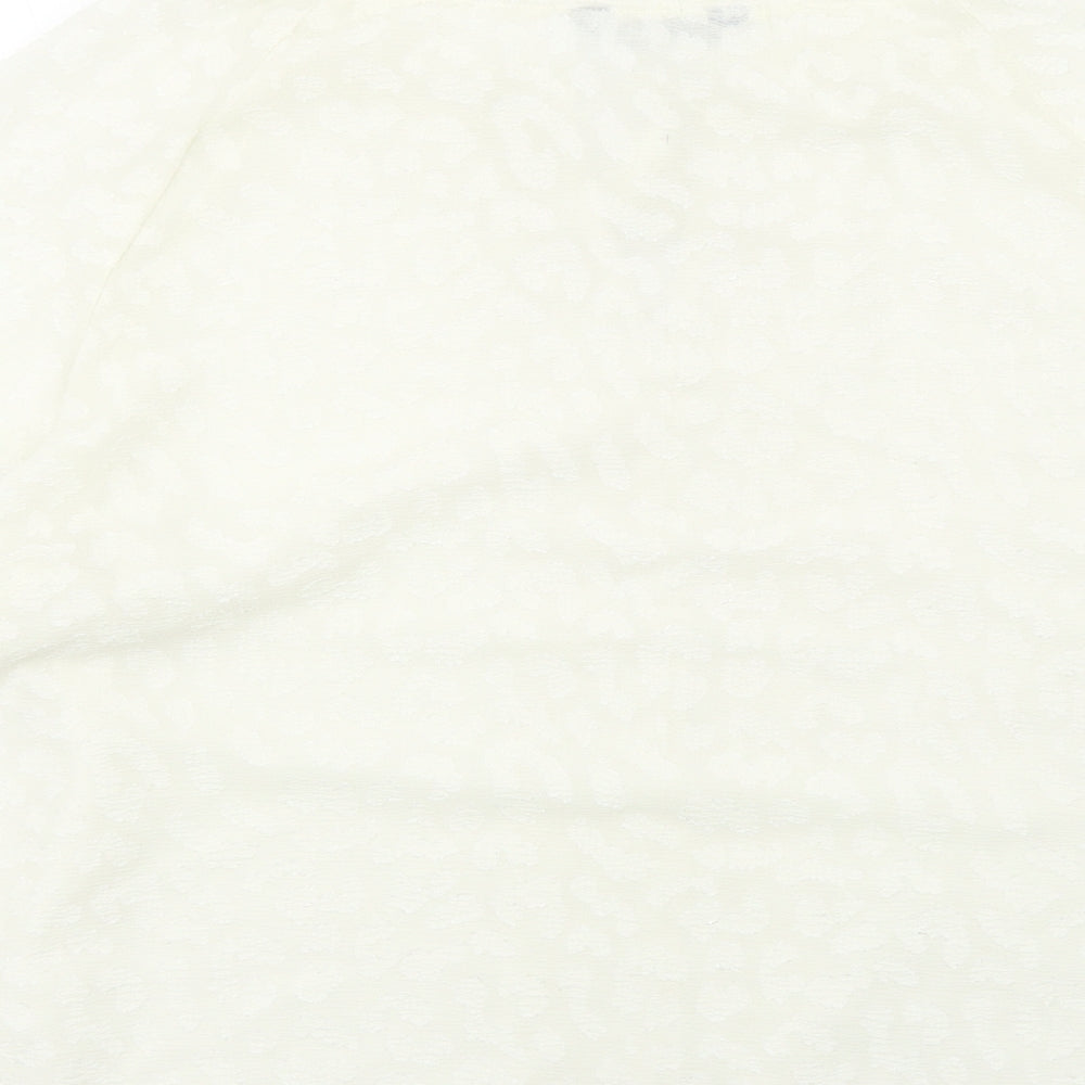 Womens UK Size 16 Marks and Spencer Ivory Basic Blouse