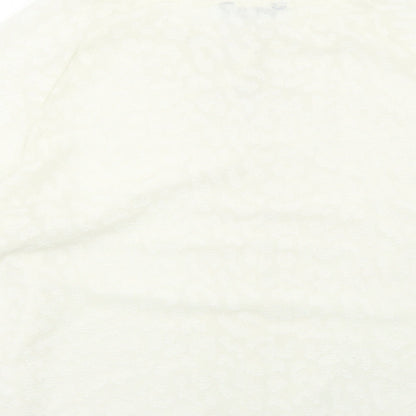 Womens UK Size 16 Marks and Spencer Ivory Basic Blouse
