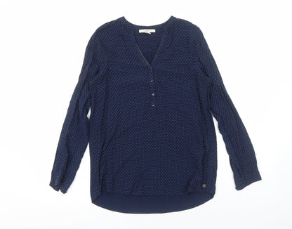 Womens UK Size 10 Esprit Blue Basic Blouse