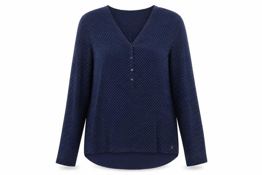 Womens UK Size 10 Esprit Blue Basic Blouse