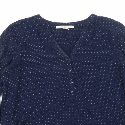 Womens UK Size 10 Esprit Blue Basic Blouse