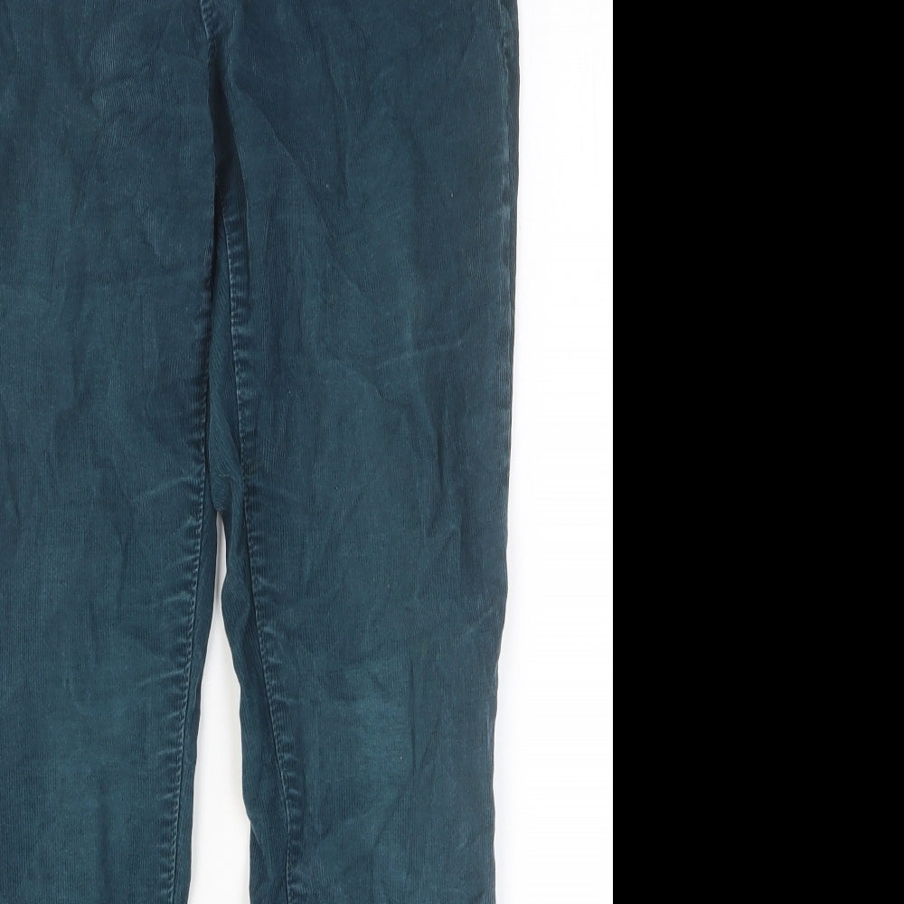Womens UK Size 27 in Gap Slim Fit  Green Trousers