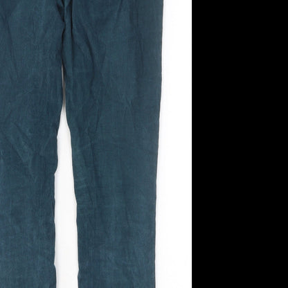 Womens UK Size 27 in Gap Slim Fit  Green Trousers