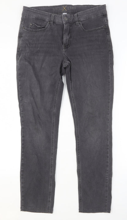Womens UK Size 30 in Dream Jeans Regular Fit Skinny Grey Jeans
