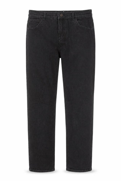 Mens UK Size 30 in Preworn Regular Fit Straight Black Jeans