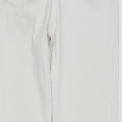 Toxik3 Womens White Cotton Skinny Jeans Size S Regular Button