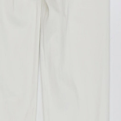 Toxik3 Womens White Cotton Skinny Jeans Size S Regular Button