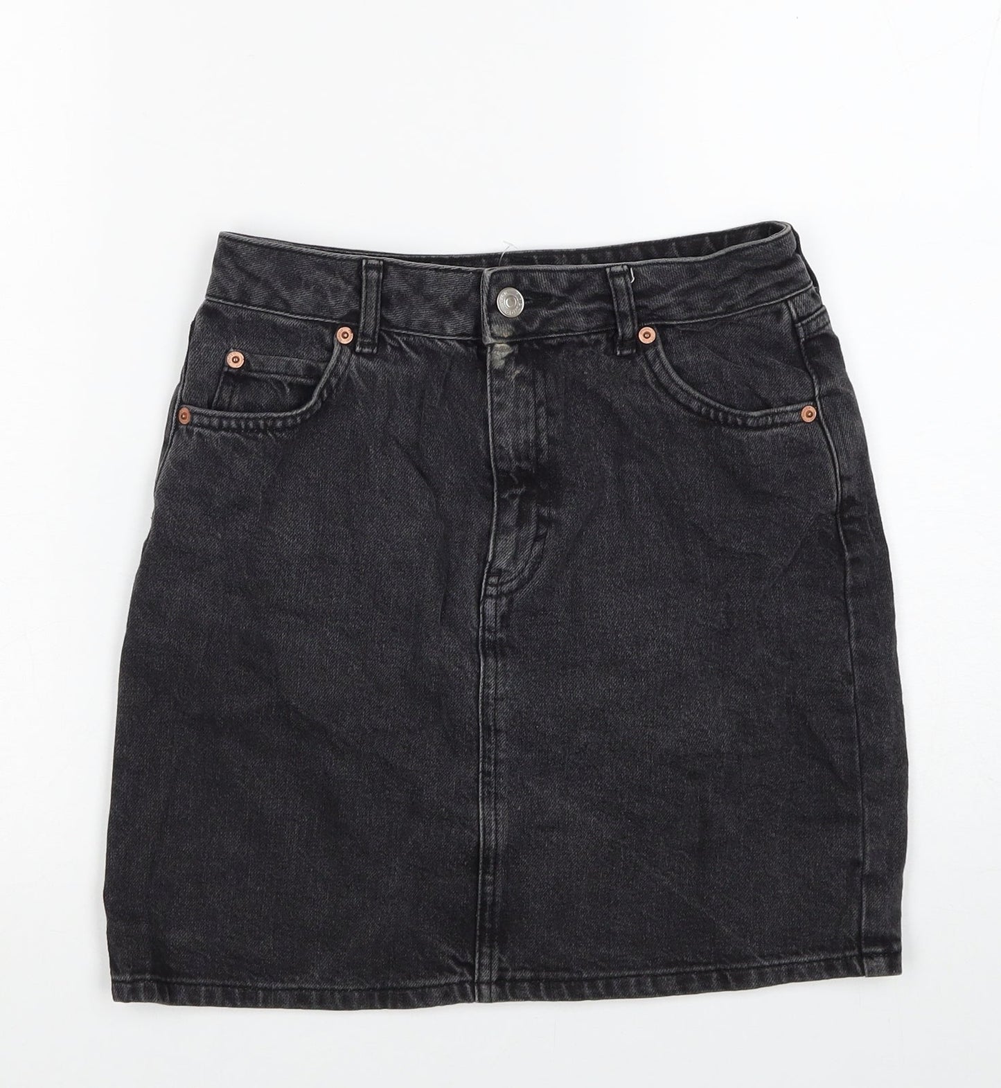 Womens UK Size 26 in Topshop Straight & Pencil Denim Skirt