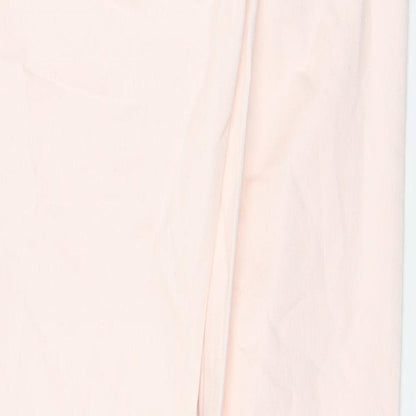 Divided by H&M Womens Pink Cotton Skinny Jeans Size 12 Regular Zip
