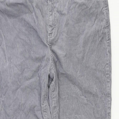 Sportscraft Womens Grey Polyester Skinny Jeans Size 14 Regular Zip