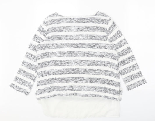 Womens UK Size 10 Phase Eight White Pullover Jumper