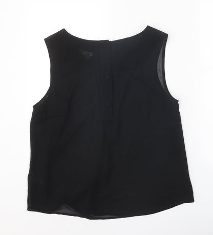 Womens UK Size 14 Limited Black Basic Tank