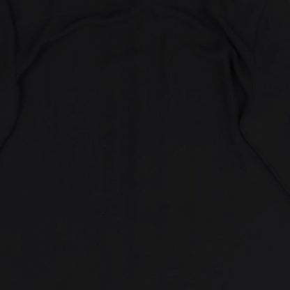 Womens UK Size 8 Wallis Black Basic Button-Up
