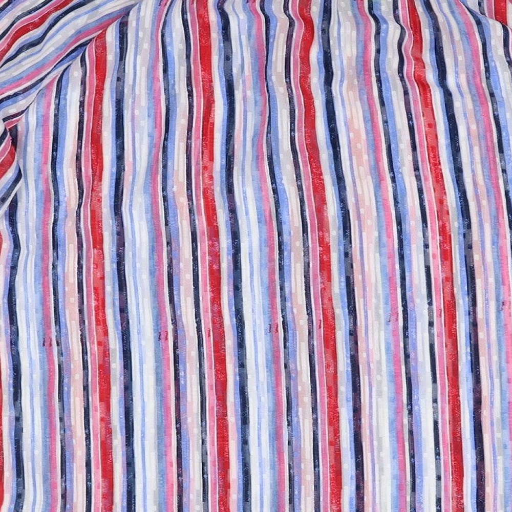 Womens UK Size 12 Classic Multicoloured Basic Blouse