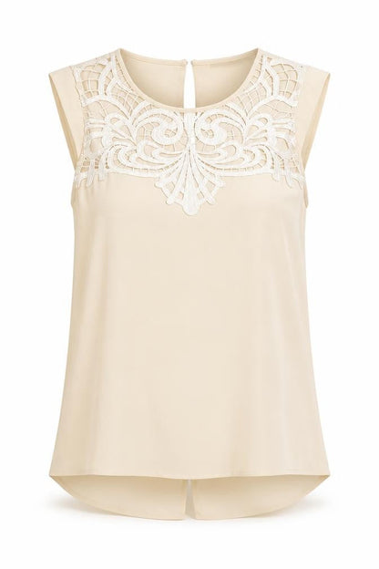 Womens UK Size 8 Oasis Ivory Basic Blouse