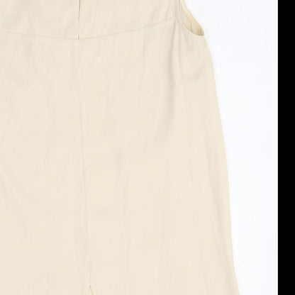 Womens UK Size 8 Oasis Ivory Basic Blouse
