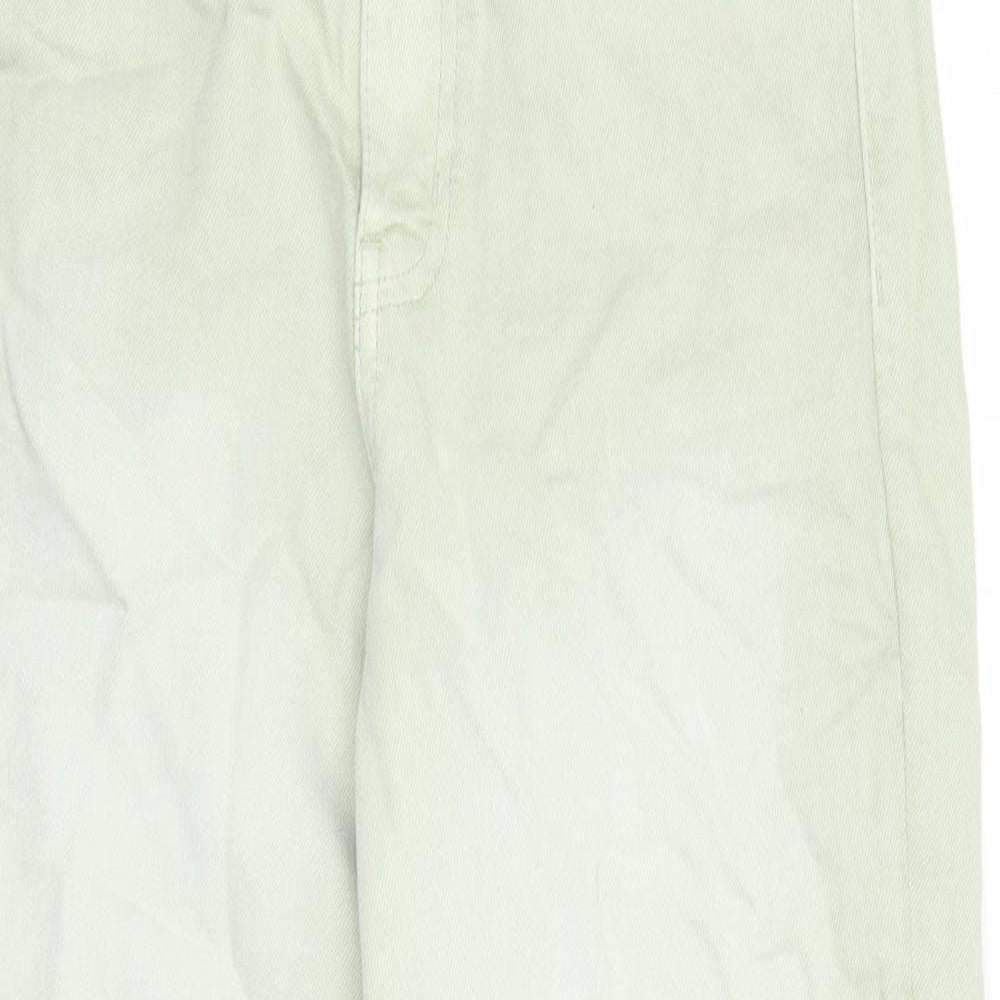 Womens UK Size 8 Marks and Spencer Regular Fit Boyfriend Green Jeans