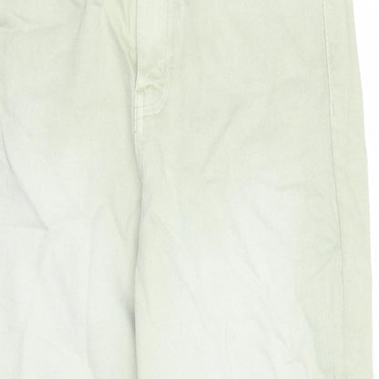 Womens UK Size 8 Marks and Spencer Regular Fit Boyfriend Green Jeans