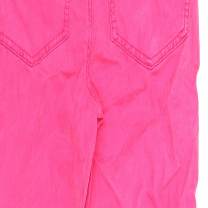Womens UK Size 6 Marks and Spencer Regular Fit Straight Pink Jeans