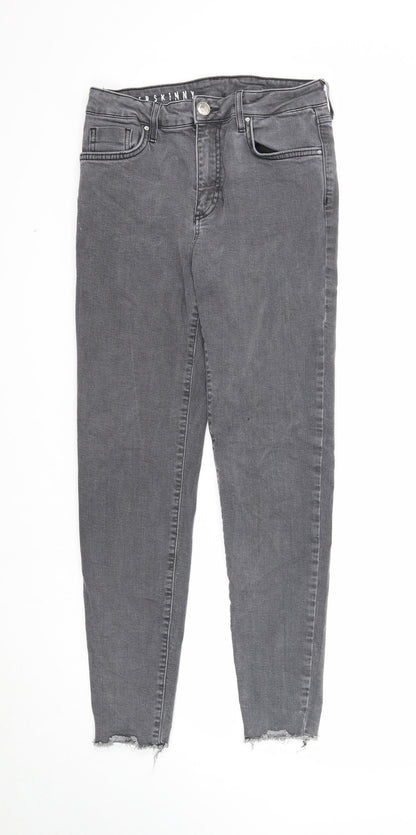 Womens UK Size 12 Marks and Spencer Regular Fit Skinny Grey Jeans
