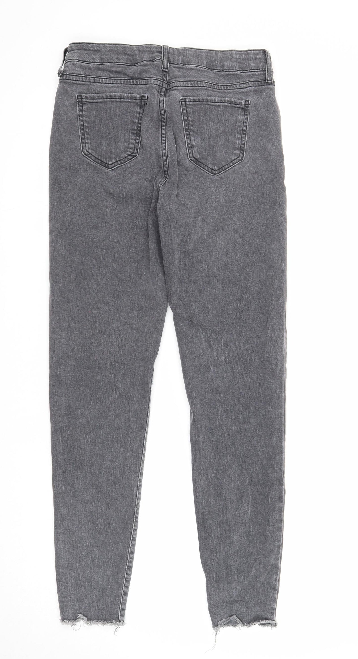 Womens UK Size 12 Marks and Spencer Regular Fit Skinny Grey Jeans